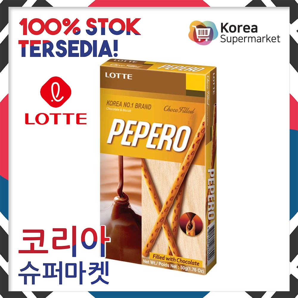 

Lotte Pepero Nude Choco Filled 50 gr