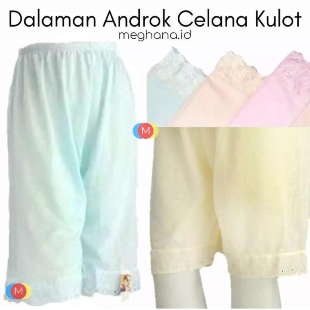 Androk / Under Rok / Daleman Celana Pendek Murah / onder kulot