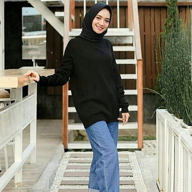 Boxi sweater rajut/sweater anak remaja