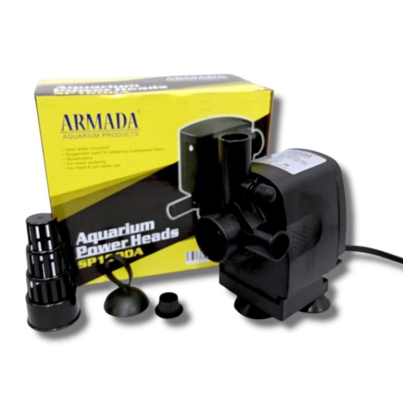 PROMO MURAH POMPA AQUARIUM HIDROPONIK ARMADA SP 1600A