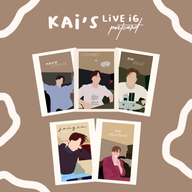 

[READY] Kai EXO’s live IG postcard