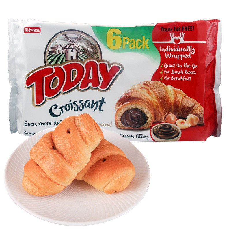 

Elvan Today Croissant 270gr / Roti Cokelat Croissant made in Turkey