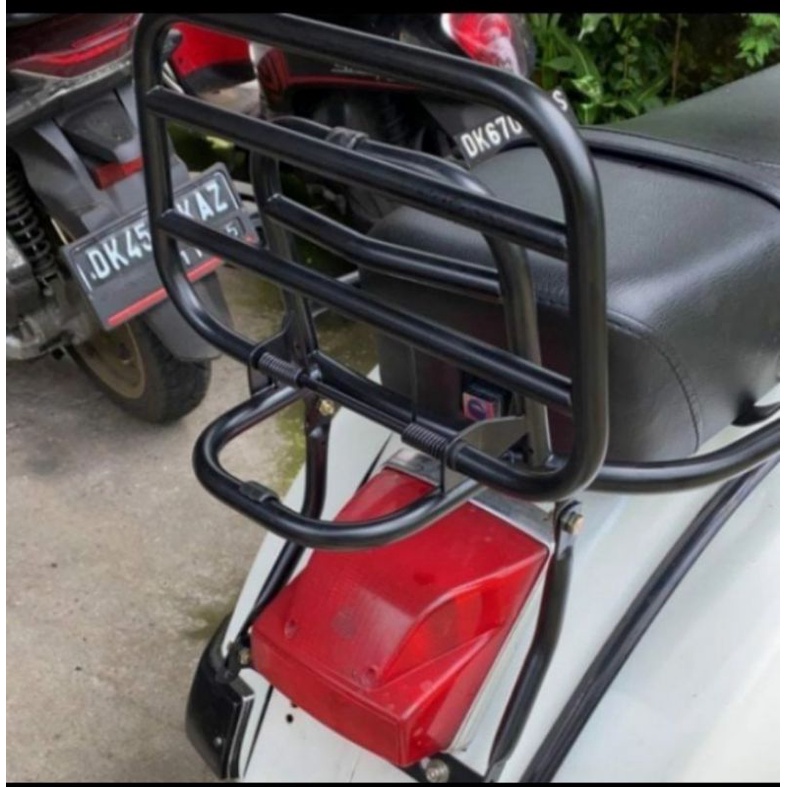 backrack Vespa PX, new PX super,sprint,Exel,exlusif. aksesoris vespa..