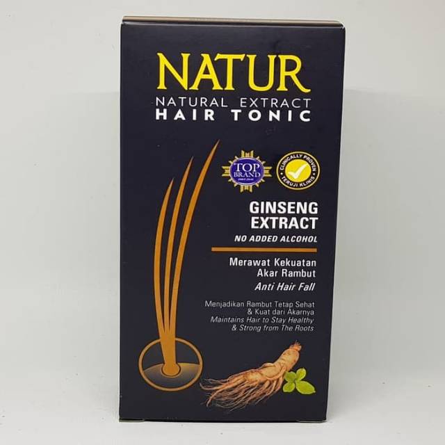 HAIR TONIC RAMBUT RONTOK NATUR HAIR TONIC GINSENG EXTRACT ORIGINAL BPOM 90ML TONIC NATUR PERAWATAN RAMBUT