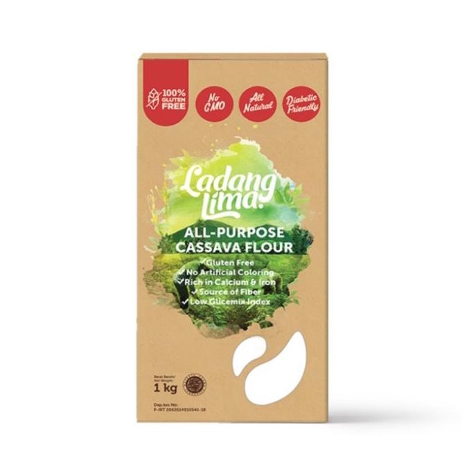 

Ladang Lima Tepung Singkong APF 1Kg - Tepung Mocaf Mokaf Ladang Lima