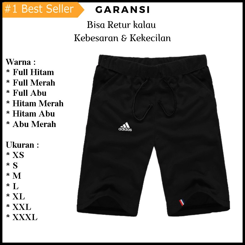 Promo Celana Pendek Bola Pria Dewasa  terbaru 2023 Distro Santai Nyaman dipakai Adidas_Bisa COD