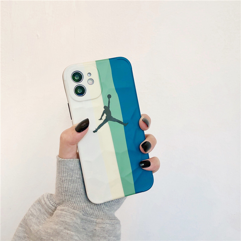 Casing Soft Case Silikon Warna Pelangi Untuk Iphone 11 Pro Max / Xs Max / Xr / 8 + / 7 + / 12 Pro Max