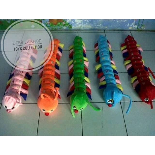 DEEBILASHOP - BONEKA ULIL / BONEKA ULAT MOBIL / BONEKA ULAT LUCU