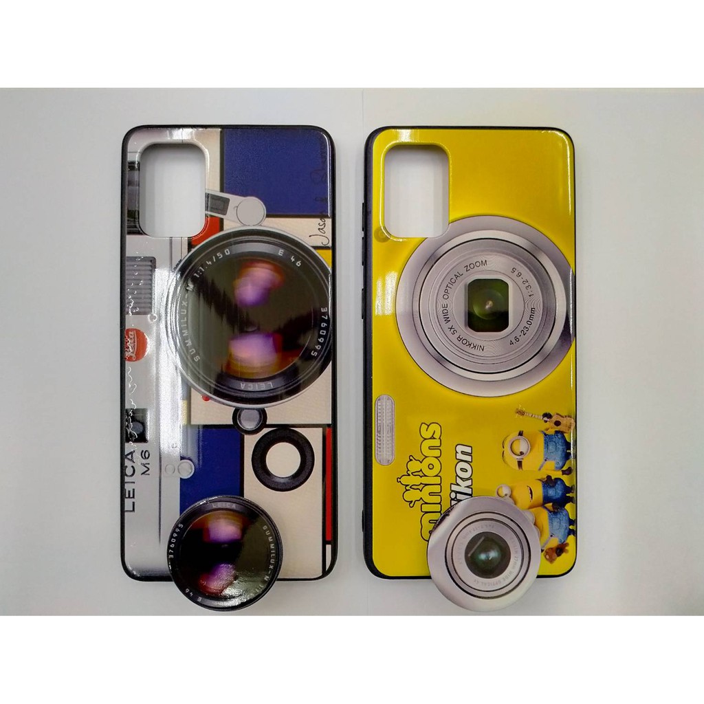 Case Samsung A71 Casing Camera FREE Popsocket