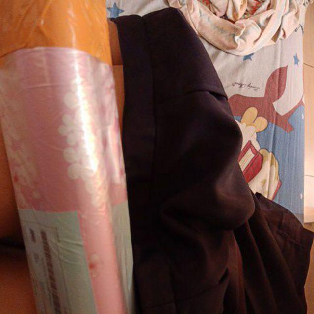 Genaris Wallpaper Dinding Sticker Wallpapaer Stiker 45cm X 5m Wallpeper Dandelion Pink