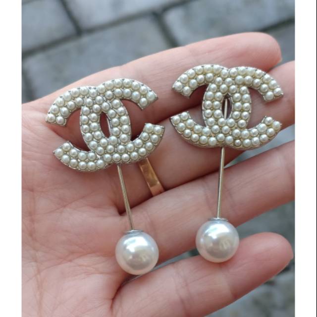 Grosir Tuspin mutiara/ tuspin hijab murah