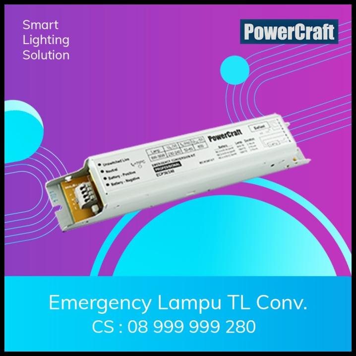 Powercraft,Emergency Lampu Tl Conventional