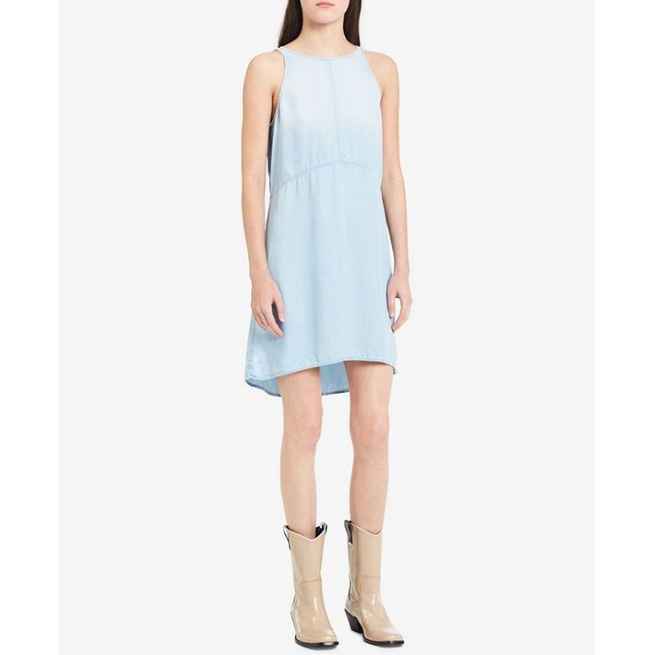 Ck chambray sleeveless dress