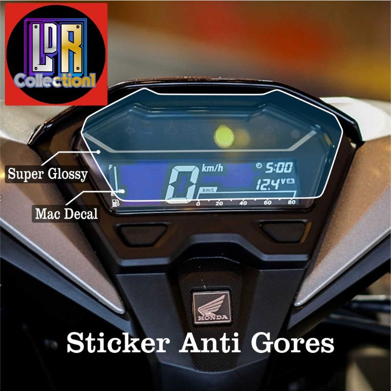 stiker motor sticker variasi stiker anti gores spidometer vario