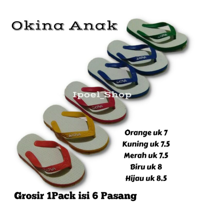 GROSIR/SANDAL JEPIT OKINA ANAK