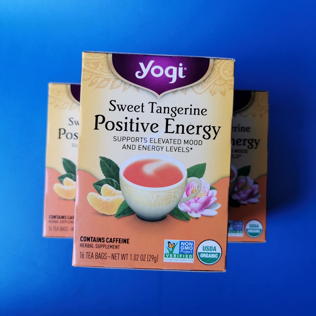 

Yogi Tea Sweet Tangerine Positive Energy| Isi 16 Bags Teh Jeruk Keprok