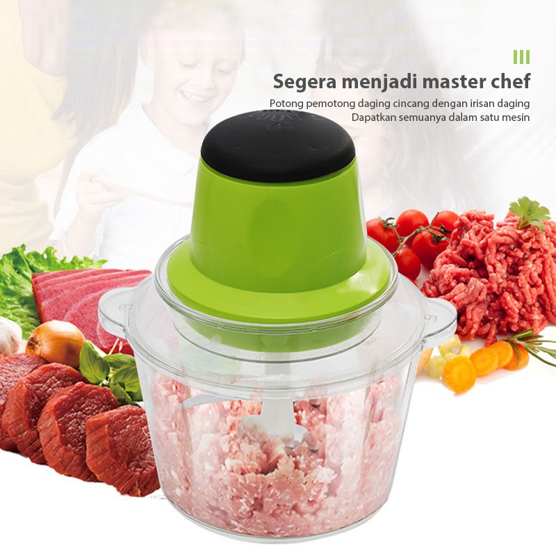 LCX Blender Daging Electric Meat Glinder Food Processor Penggiling Daging Multipurpose Food Chopper