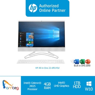 HP PC All in One 22 DF0145D / 21.5 Inch / Intel Celeron / 4GB / 1TB / OHS / Win10 [1V7D8AA]