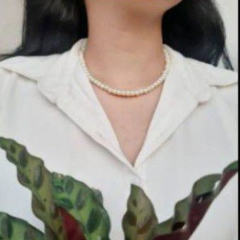 BERSERTIFIKAT KALUNG FULL MUTIARA KECIL BABY PEARL ASLI AIR TAWAR LOMBOK KALUNG PENDEK MUTIARA CEWEK