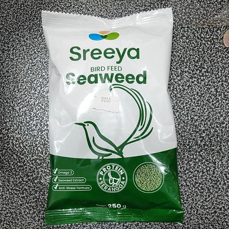 Sreeya Bird Feed Seaweed 250gr