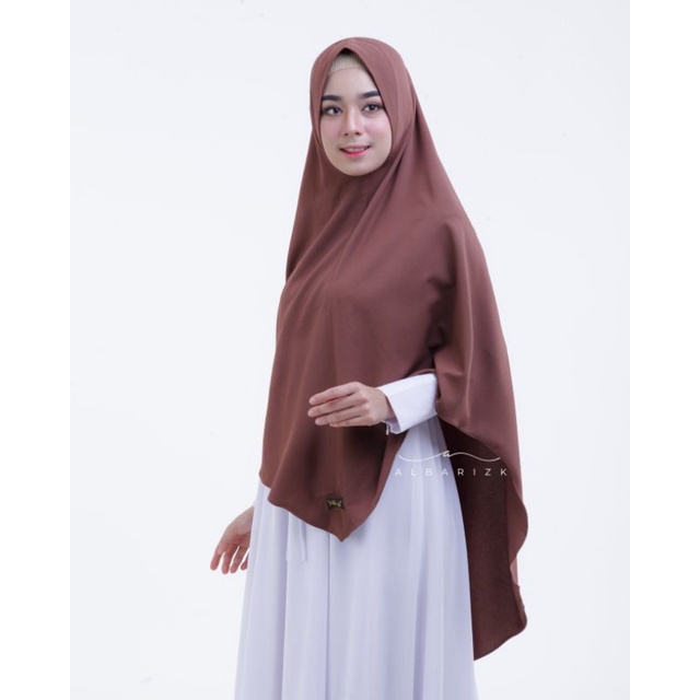 ALBARIZK - Zahira khimar instan bahan Christian Dior Twill Strecth halus lembut adem dan berstruktuk