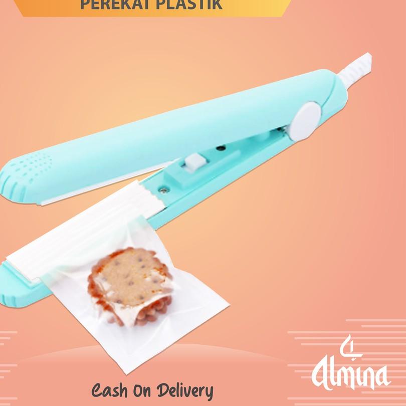 ☜ Mini Sealer Hand Heat Sealer Snack Sealer Alat Perekat Plastik Serbaguna Pres Plastik Kemasan Almi