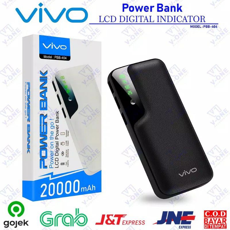[PROMO] POWERBANK POWER BANK VIVO KAPASITAS 20000 mAh TERMURAH