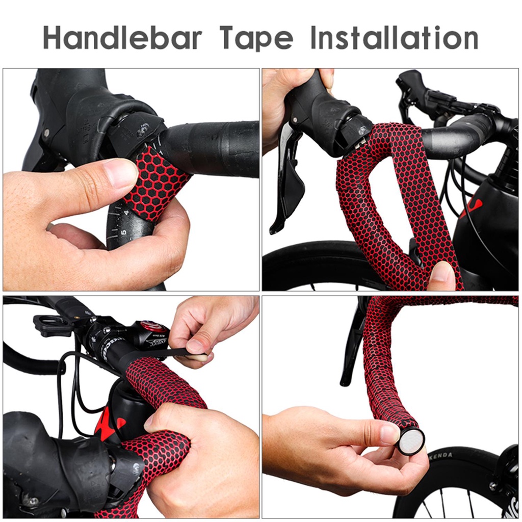 R-FLOWER Stang Tape Bungkus Sepeda Bersepeda Anti slip Baru