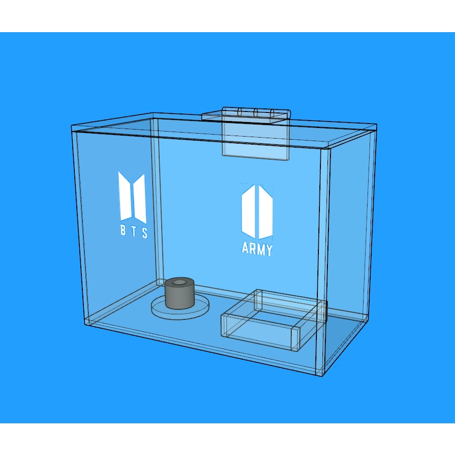 Box Mini Lightstick BTS / Mini Lightstick BTS / Box Lightstick Akrilik
