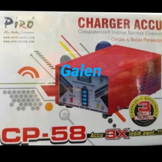 Charger Accu Aki piro CP 58