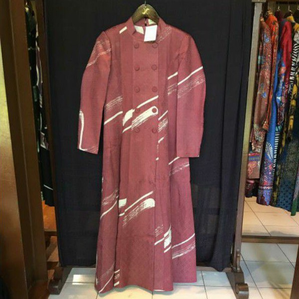 Dress Viscos by Dian Pelangi TERBARU Busana Muslim Gaun Pesta Batik Wanita Cantik Casual Formal