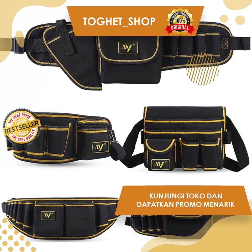 Tas Pinggang Perkakas Serbaguna Tas Perkakas Multifungsi Tas Pinggang Tukang Serbaguna Tas Perkakas 