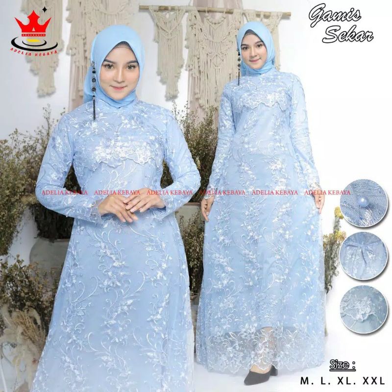 ADE✓GAMIS SEKAR/GAMIS TULLE/GAMIS PESTA/GAMIS CANTIK