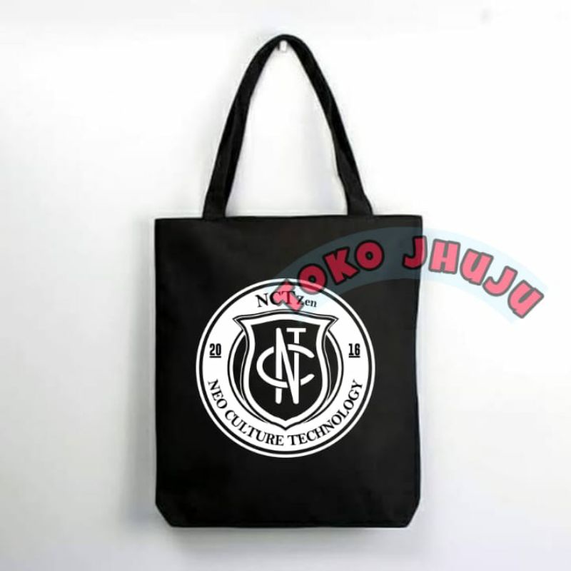 Tote Bag Zipper  / Tas Resleting The NCT Show Logo / NCT Zen fashion style