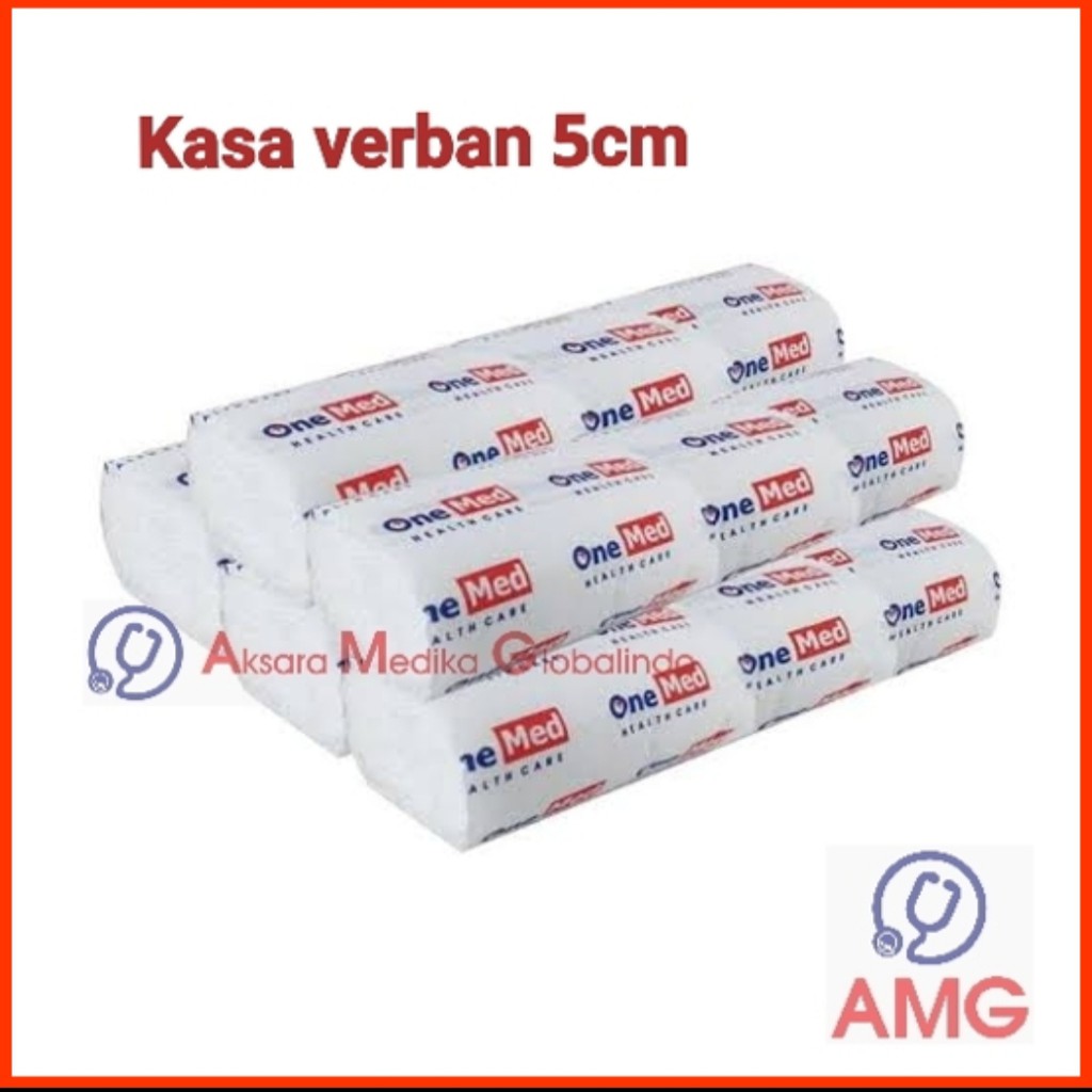 VERBAN GULUNG ONEMED 5CM X 4YARD#AMG