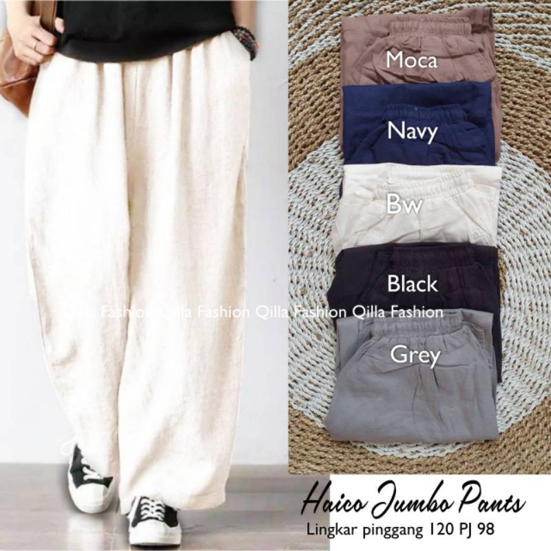 Kim Kim Pants / Haico Pants (Kulot Linen Pants - Katun Rami) Kim Kim Pant