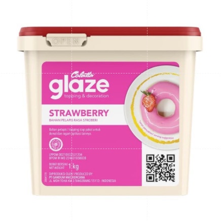 

Colatta Glaze Toping Rasa Strawberry 1 Kg