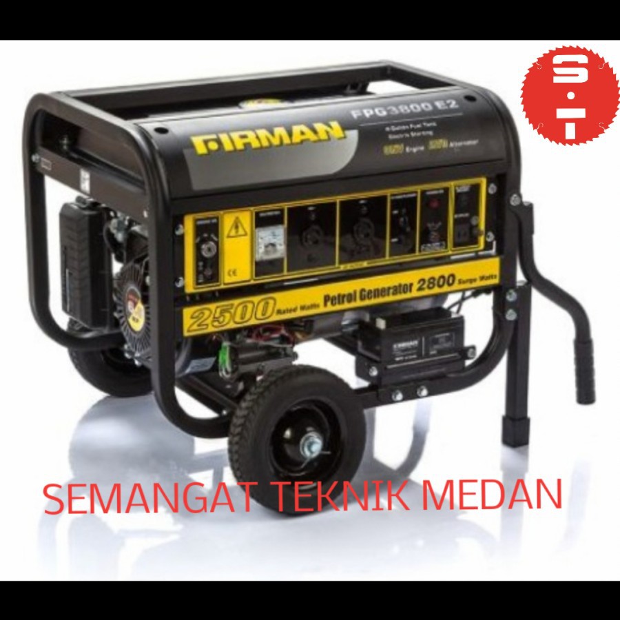 FPG3800E2 GENSET GENERATOR LISTRIK BENSIN 2500 WATT FIRMAN FPG 3800 E2