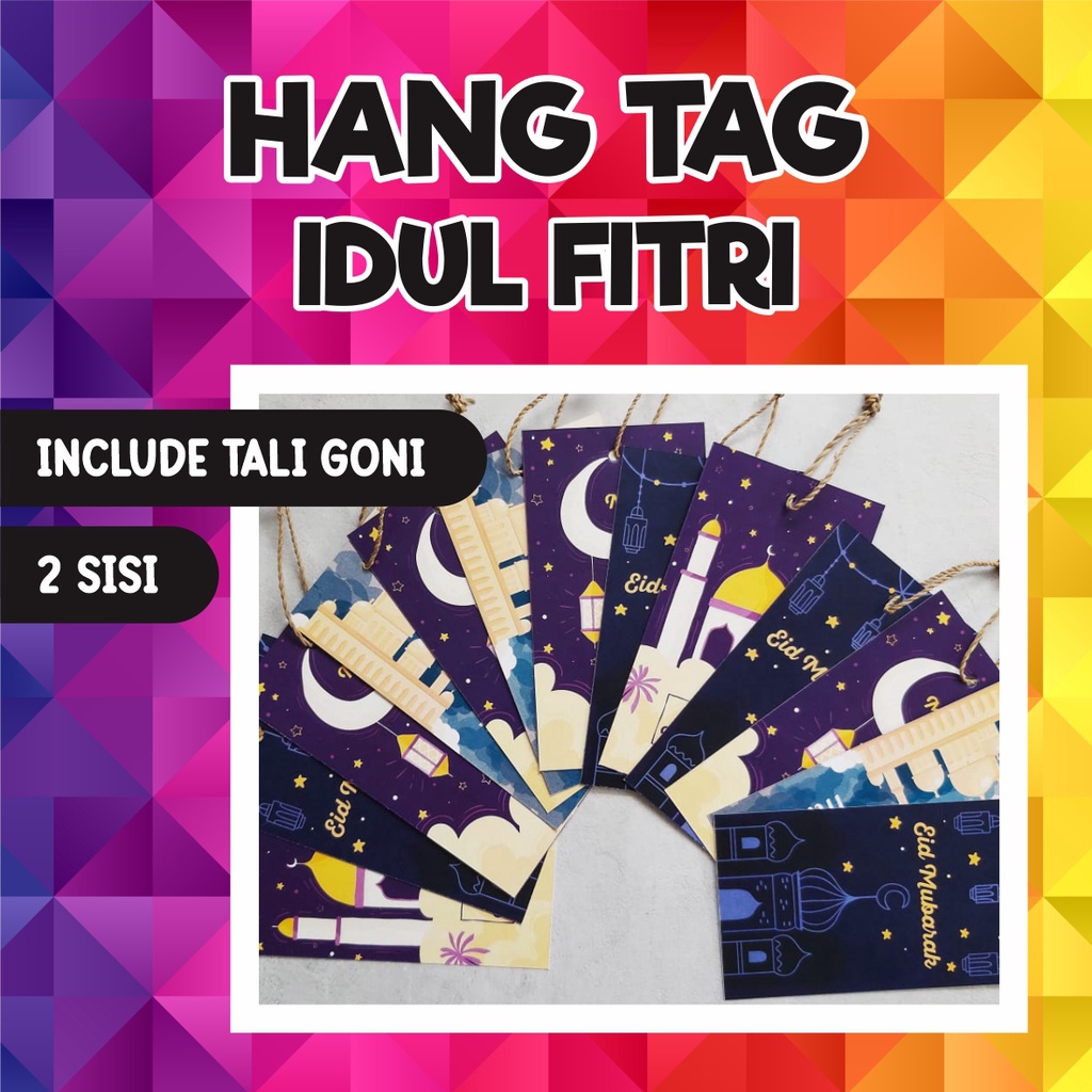 

HANG TAG IDUL FITRI / KARTU UCAPAN IDUL FITRI