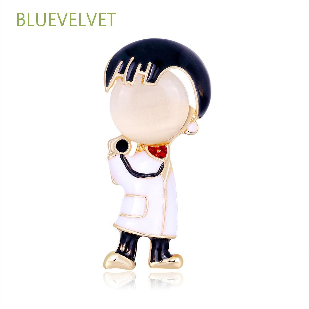 Bluevelvet Bros Pin Dada Desain Kartun Suster Dokter Perawat Lucu Imut Multi Warna Untuk Wanita Shopee Indonesia