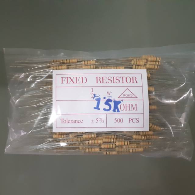 Resistor 15K Ohm  1/2 Watt 10pcs