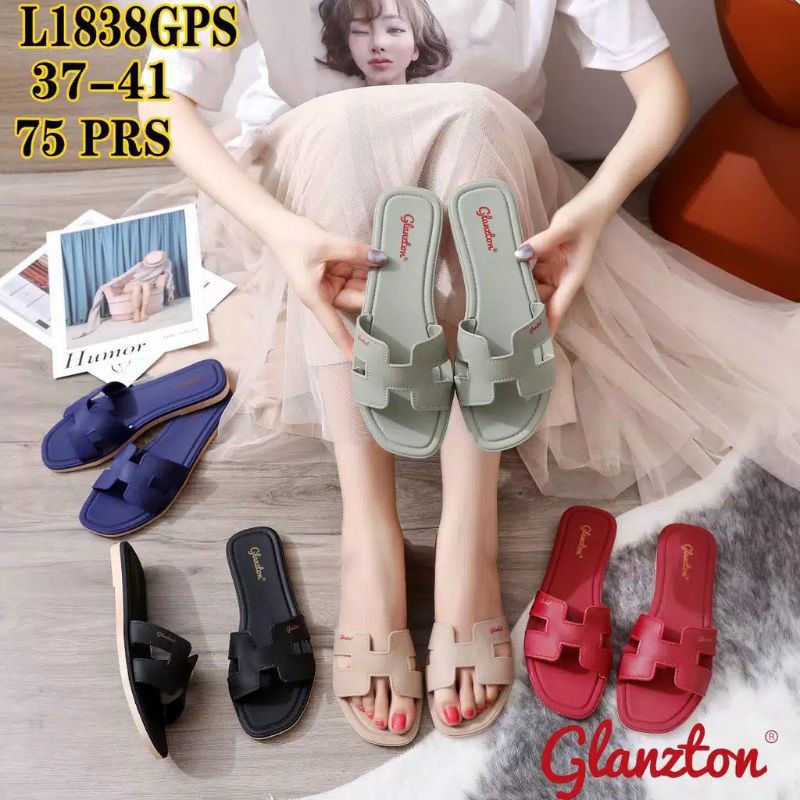 Sandal Kokop H L 1838 | Sandal Wanita Slip On | Murah