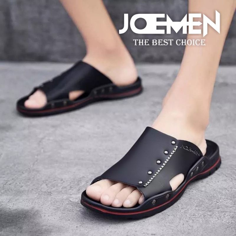 NEW ARRIVAL !!! SANDAL PRIA JOEMEN ORIGINAL/SANDAL SLOP FASHION/SANDAL KULIT PRIA