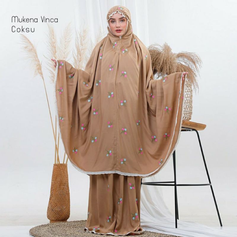 Mukena Dewasa Jumbo Vinca Rayon