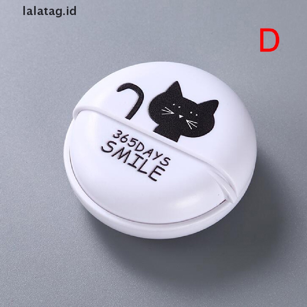 (Flyag) Kotak Penyimpanan Earphone / Kabel Data Bentuk Bulat Lucu