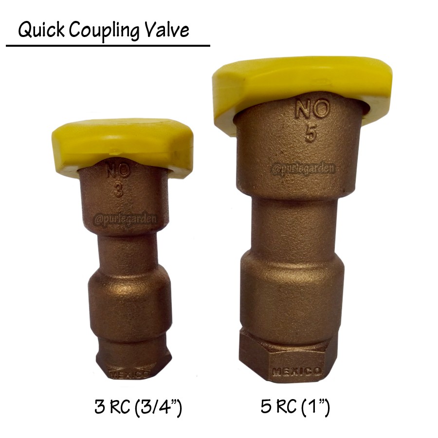 Rain Bird Quick Coupling Valve 5RC 1 Dim