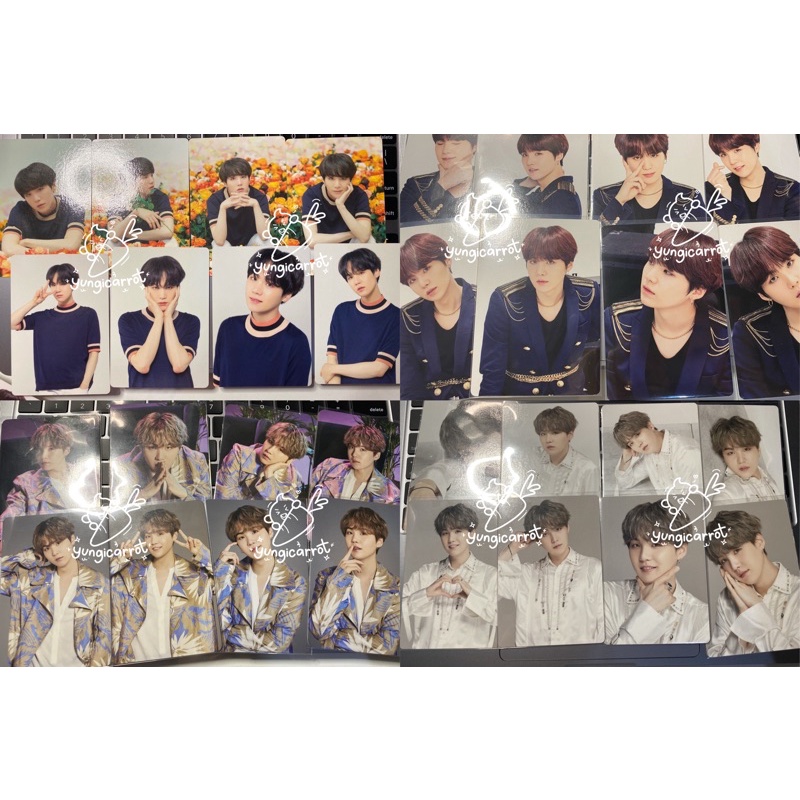 MINI PHOTOCARD MPC SUGA YOONGI BTS LOVE YOURSELF SPEAK YOURSELF MAGIC SHOP SYS LYS JAPAN KOREA