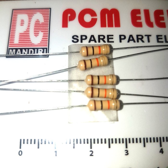 New Resistor 050 1/2 W 10KiloOhm 10KR 100pc