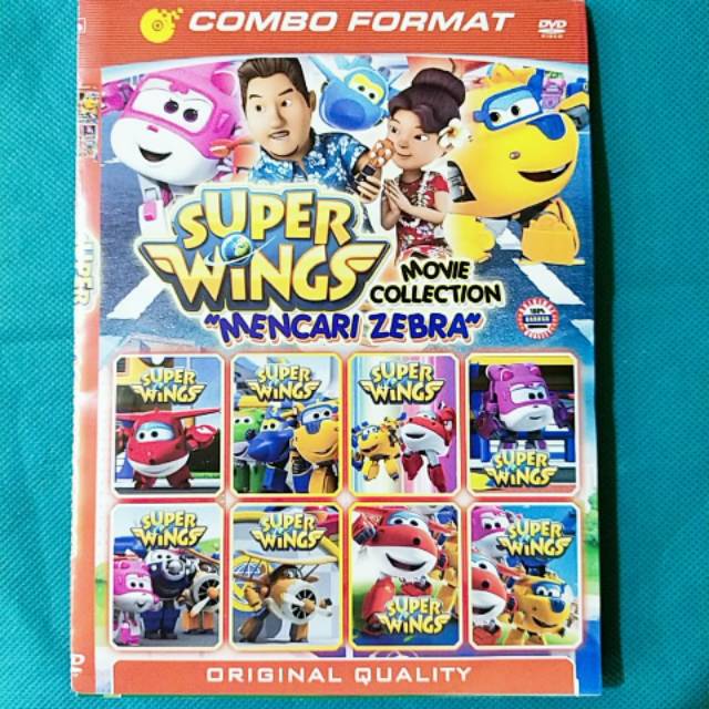 Terlaris DVD Film Anak Collection SUPER WINGS Mencari Zebra