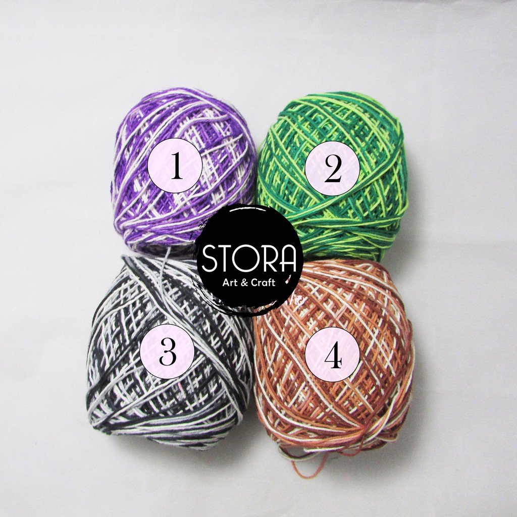 Benang Rajut Katun Sembur / Katun Marshmallow